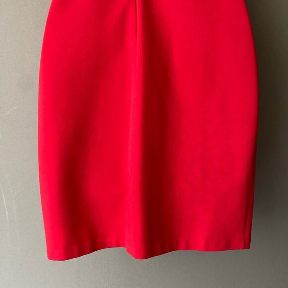 Parker sz XS Red Sheer Cutout Bodycon Sheath Mini Dress - Picture 10 of 10